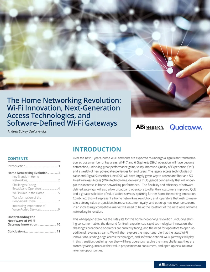 Home Networking Revolution and Wi-Fi Innovation