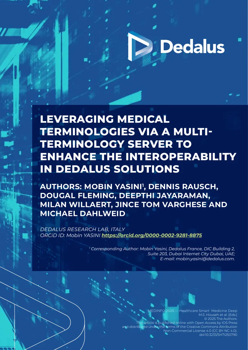 Leveraging Medical Terminologies for Interoperability in Dedalus Solutions