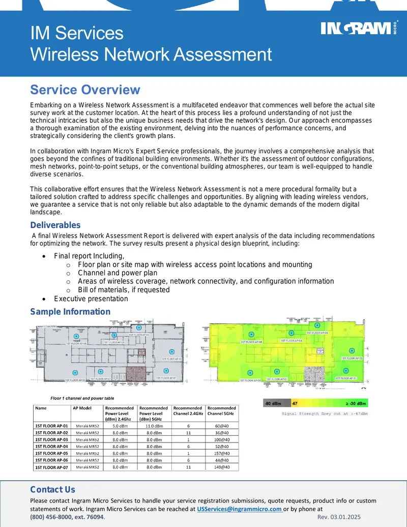 Wireless Network Assessment Service Overview