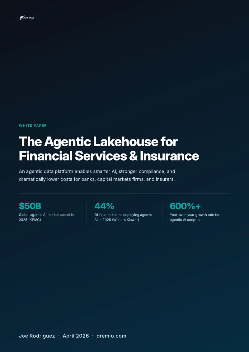 Agentic Lakehouse for Financial Services and Insurance