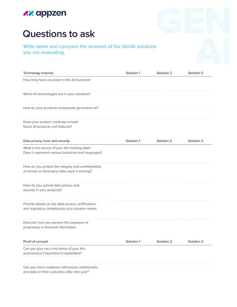 Evaluating AI Solutions for Financial Systems