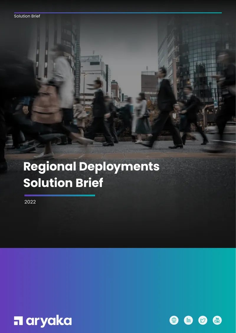 Regional Deployments Solution Brief