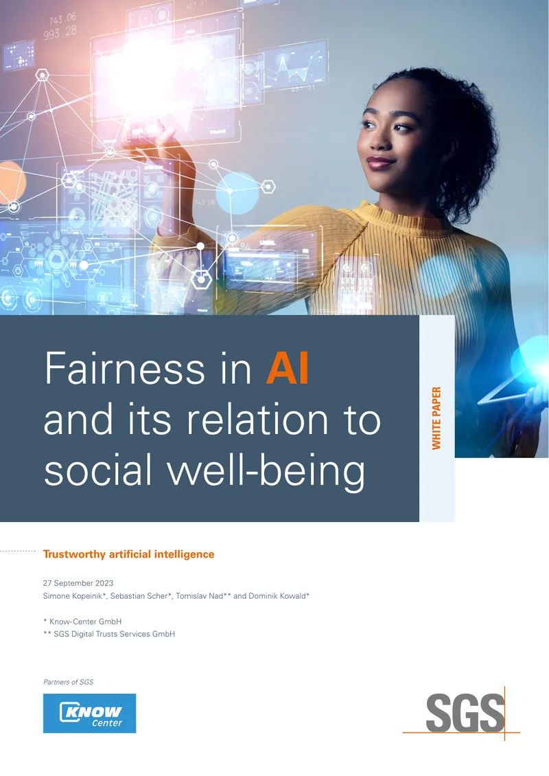Fairness in Artificial Intelligence and Social Well-Being