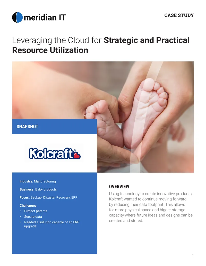 Cloud Technology Implementation Case Study for Kolcraft