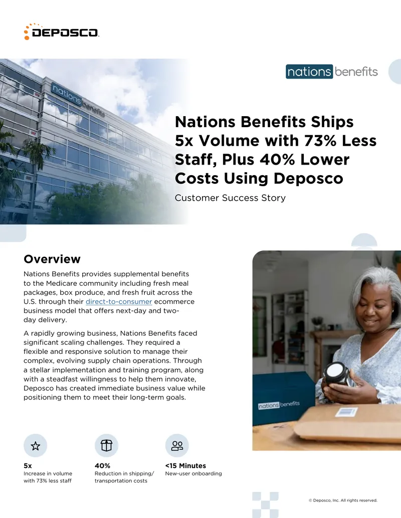 Nations Benefits Supply Chain Optimization Case Study