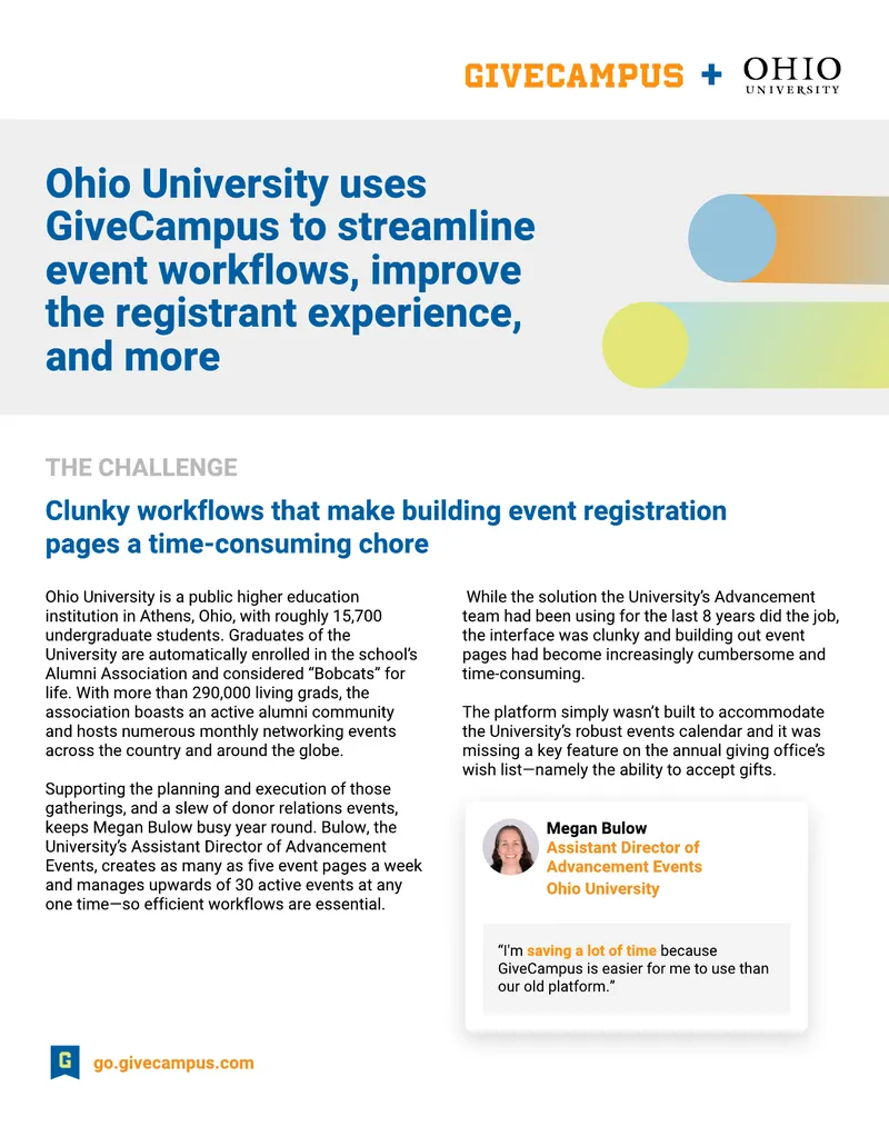 Ohio University Event Management System Upgrade
