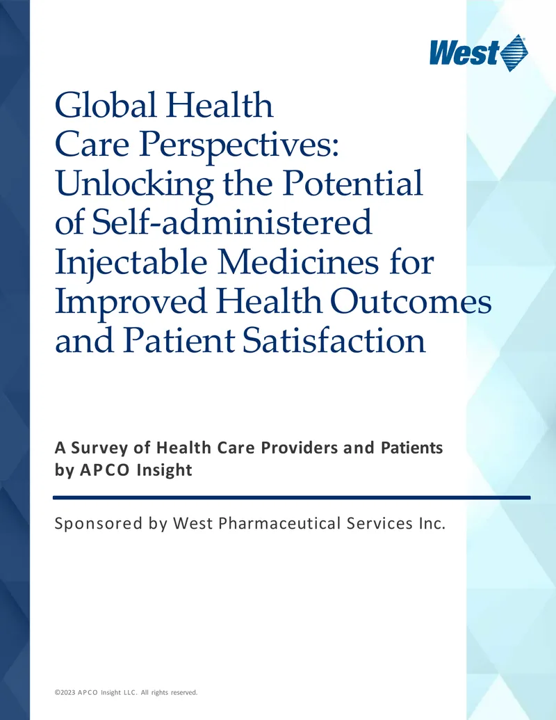 Global Health Care Perspectives on Self-administered Injectable Medicines