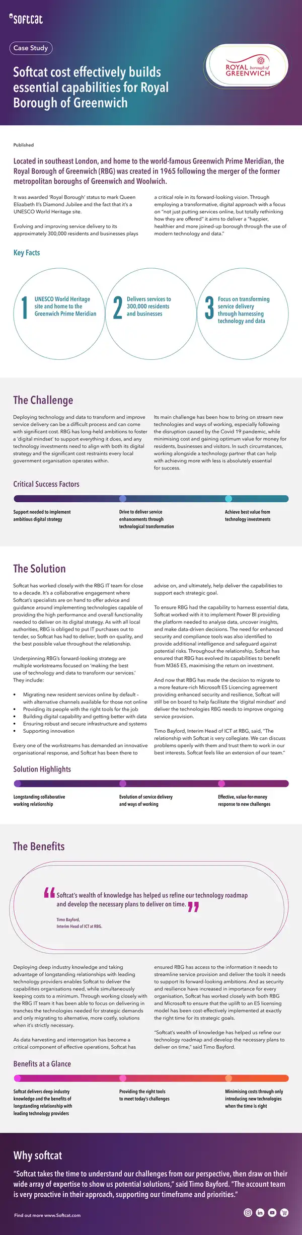 Softcat's Collaborative Engagement with Royal Borough of Greenwich