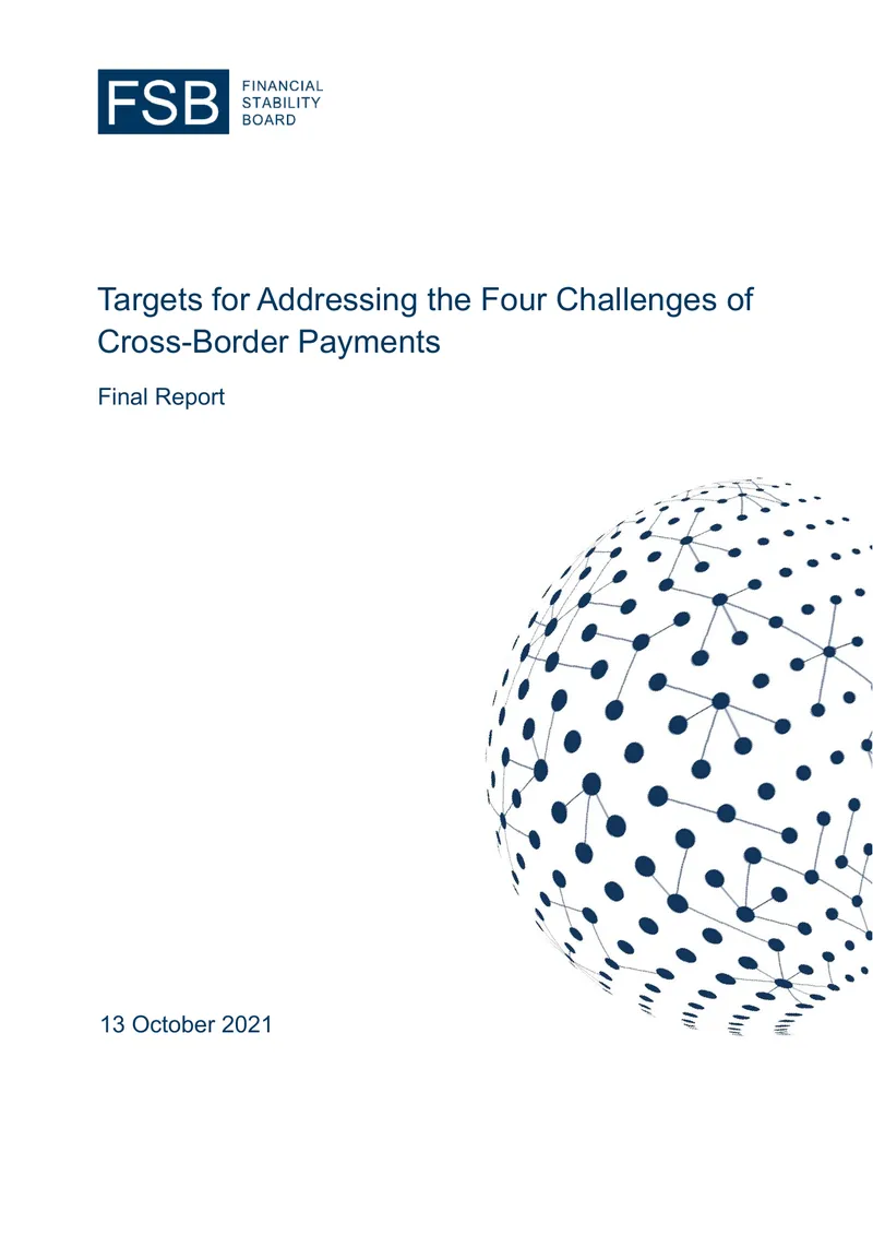 Targets for Addressing Challenges in Cross-Border Payments