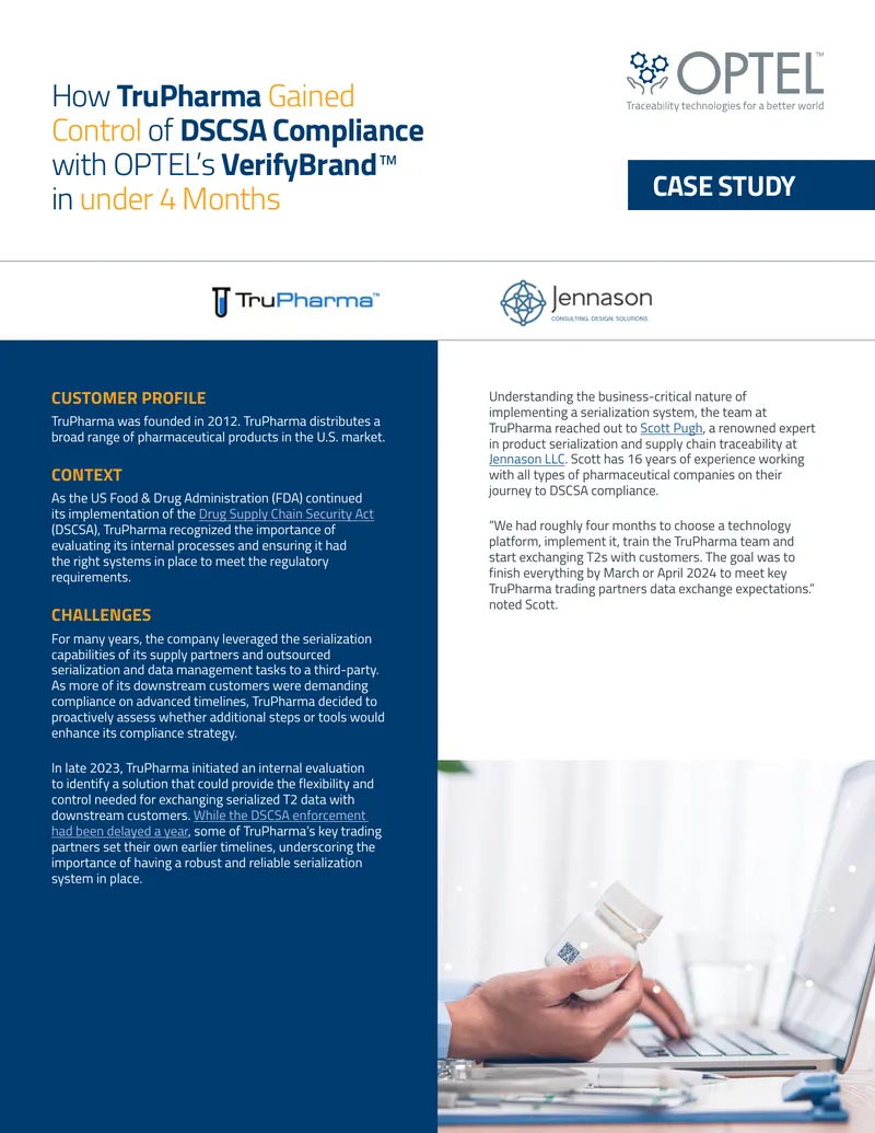 TruPharma Serialization Compliance Case Study