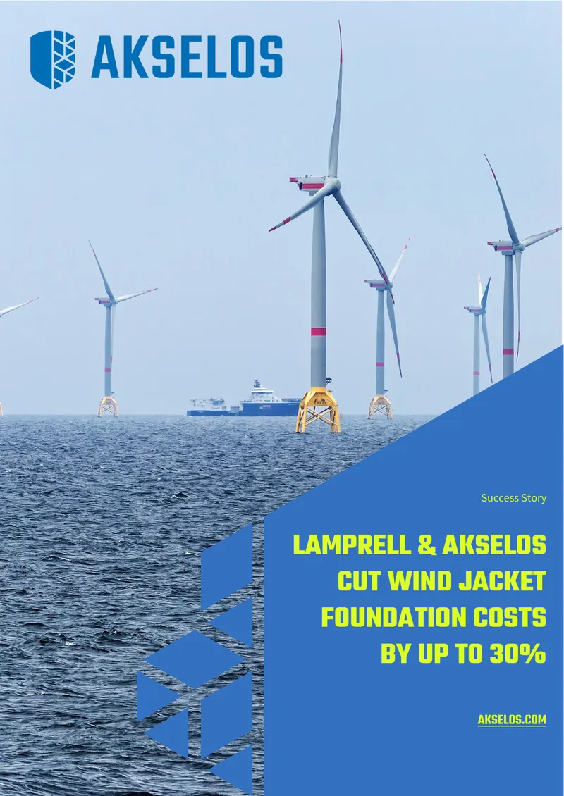 Lamprell and Akselos Offshore Wind Partnership