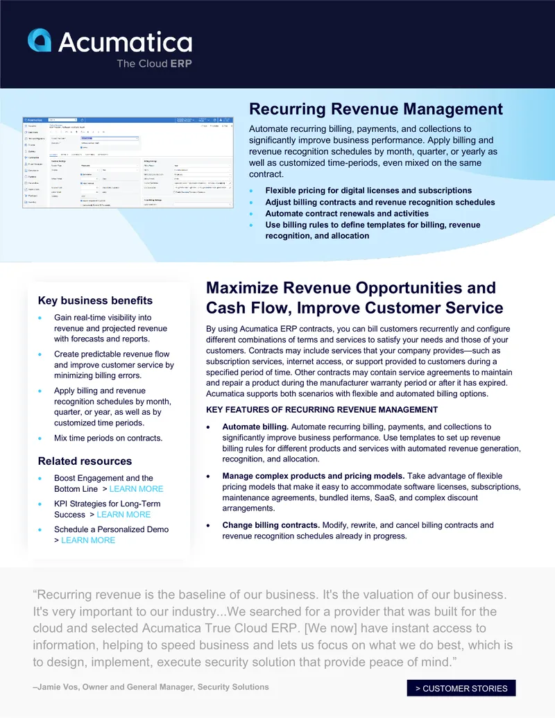 Recurring Revenue Management Automation Guide