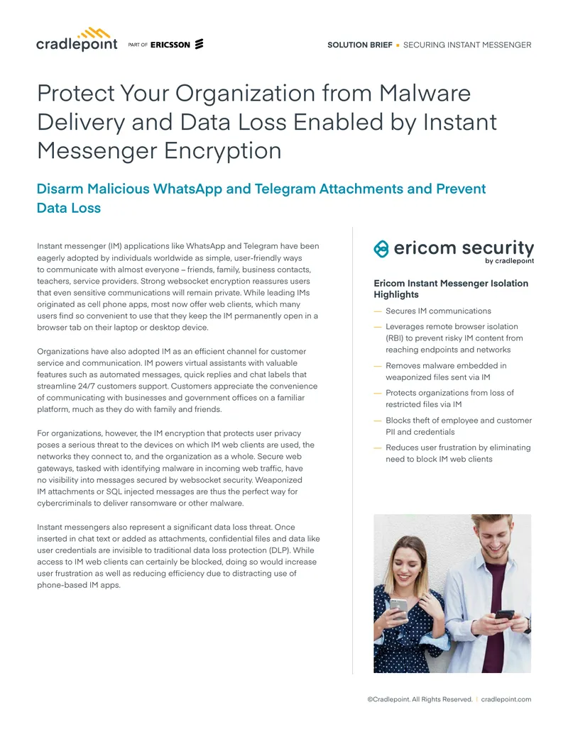 Securing Instant Messenger Against Malware Threats