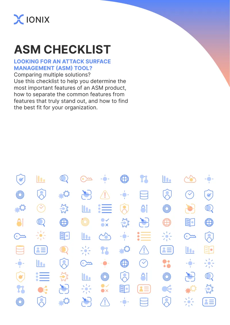 Attack Surface Management Tool Evaluation Checklist