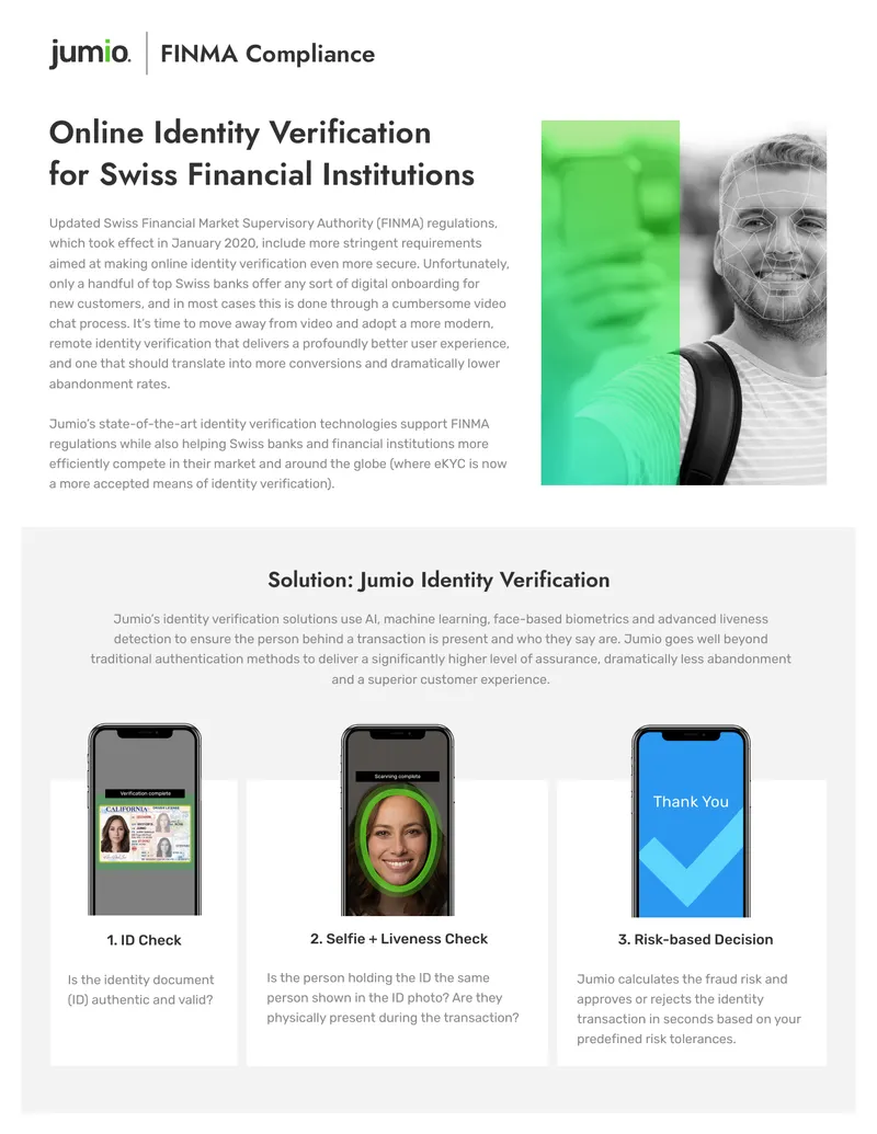 Jumio Identity Verification Solution Overview