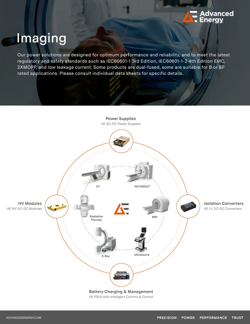 Power Supply Solutions for Medical Imaging Devices
