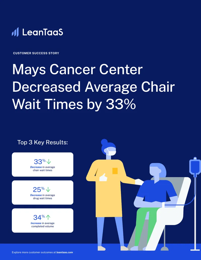 Mays Cancer Center Wait Time Reduction Case Study