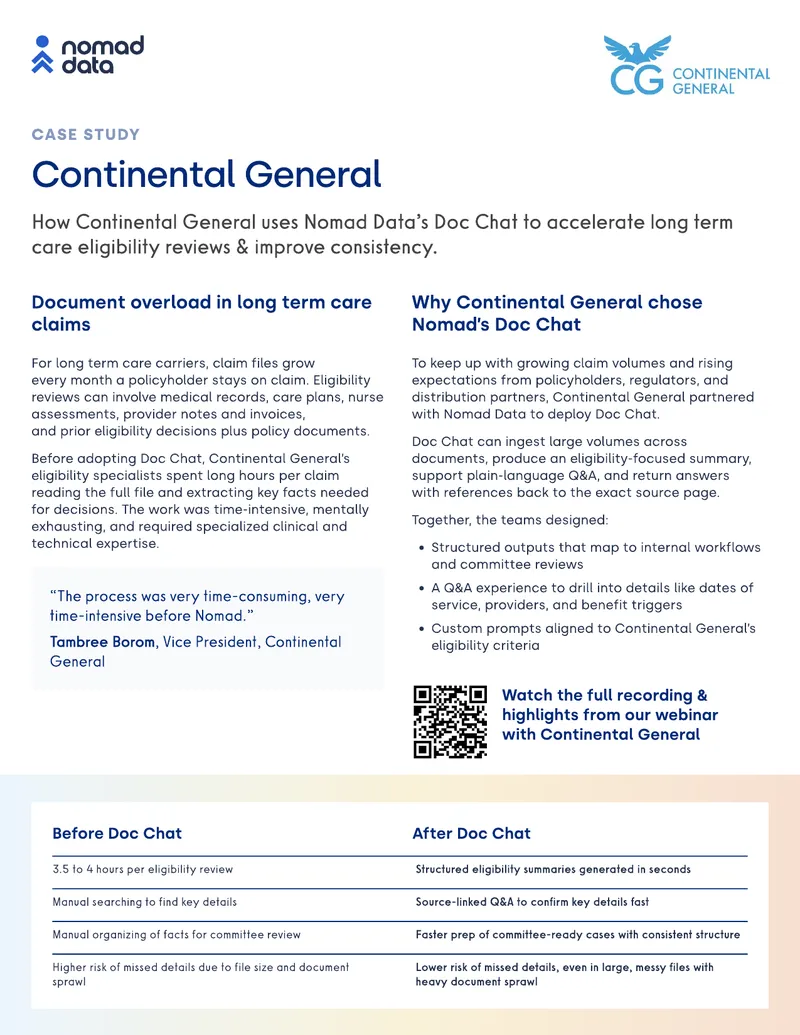 Continental General Case Study on Doc Chat Implementation