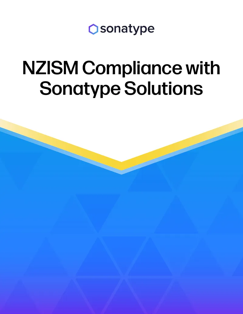 NZISM Compliance with Sonatype Solutions