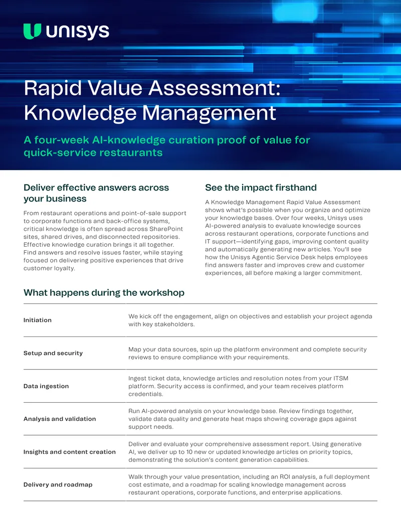 Knowledge Management Rapid Value Assessment Guide