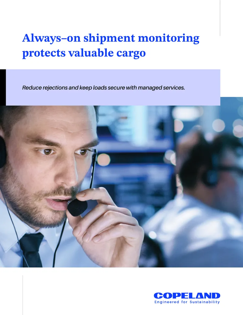 Managed Services for Shipment Monitoring