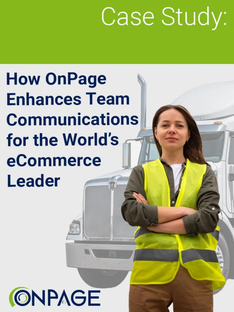eCommerce Logistics Streamlining with OnPage