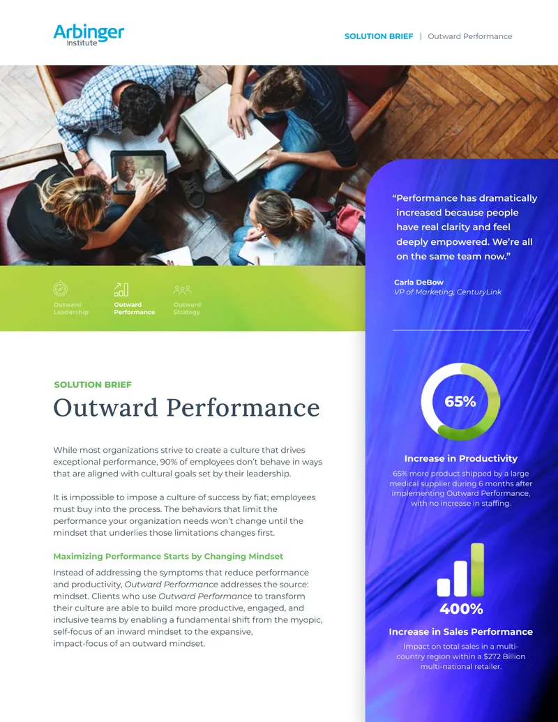 Outward Performance Solution Brief