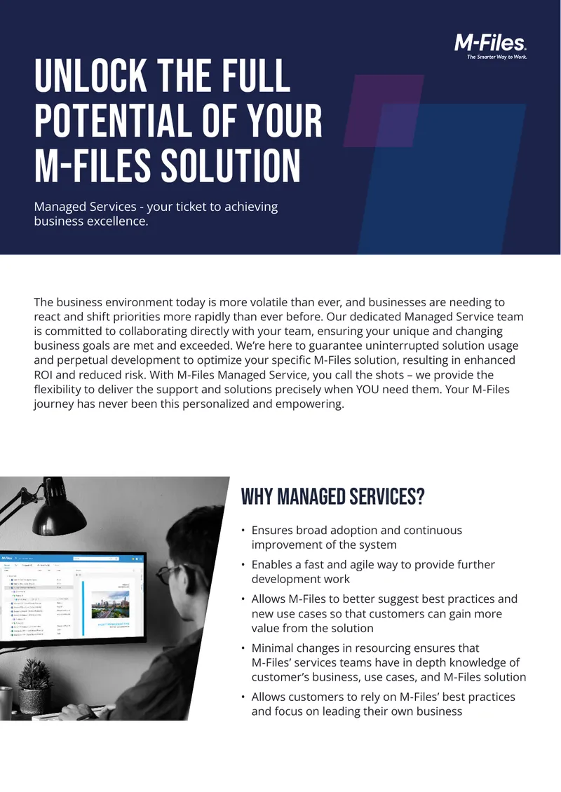 M-Files Managed Services Overview