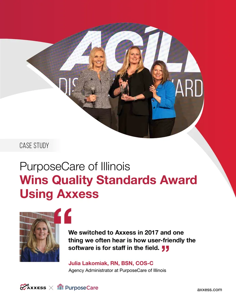PurposeCare of Illinois Achieves Quality Standards Award