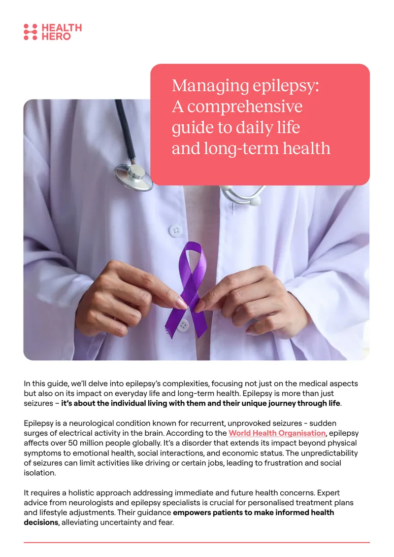 Managing Epilepsy: A Comprehensive Guide to Daily Life