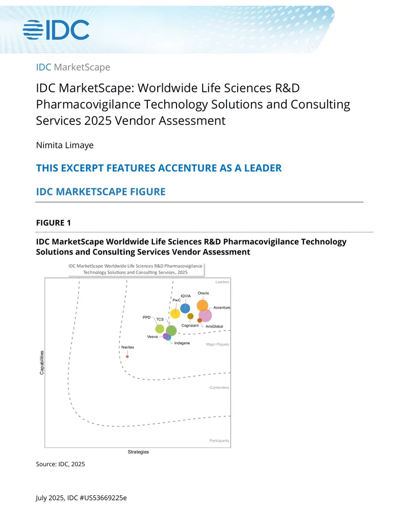 Worldwide Life Sciences R&D Pharmacovigilance Technology Solutions Assessment