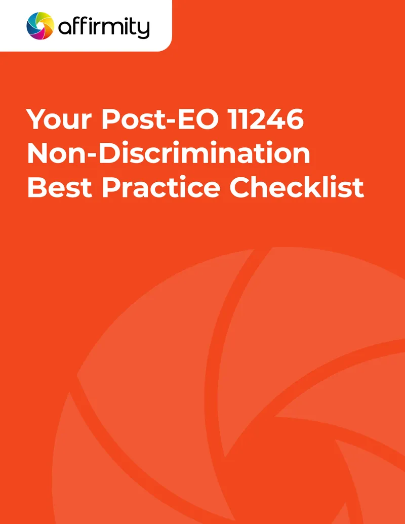 Post-EO 11246 Non-Discrimination Best Practice Checklist
