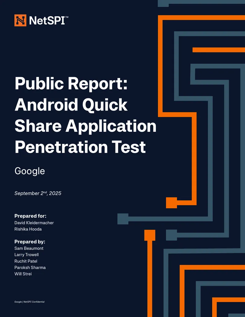 Android Quick Share Application Penetration Test Report