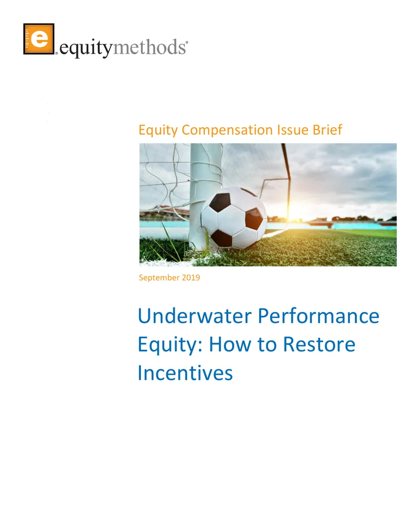 Equity Compensation Strategies for Underwater Performance