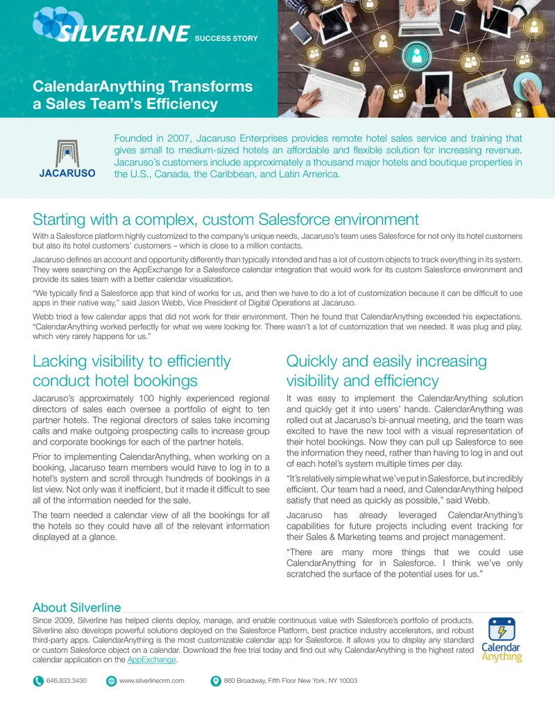 Jacaruso's Implementation of CalendarAnything for Salesforce