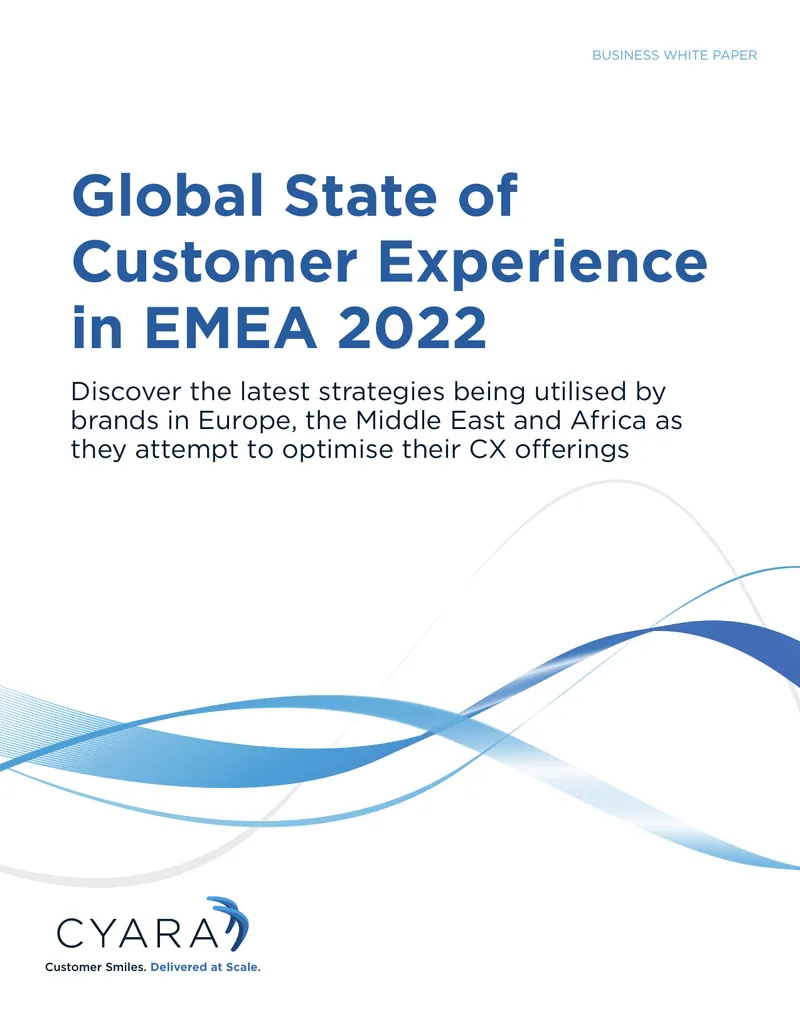 Global State of Customer Experience in EMEA 2022