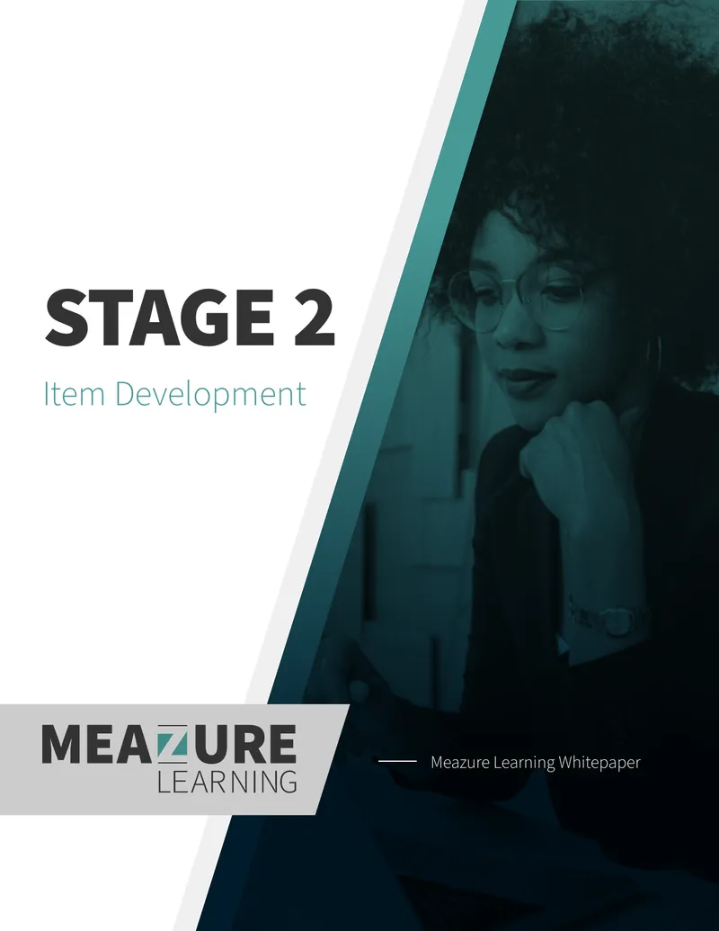 Item Development Process in Assessment Life Cycle