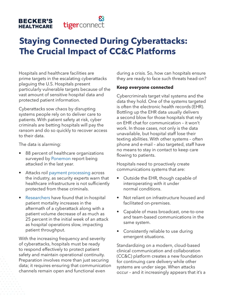 Staying Connected During Cyberattacks