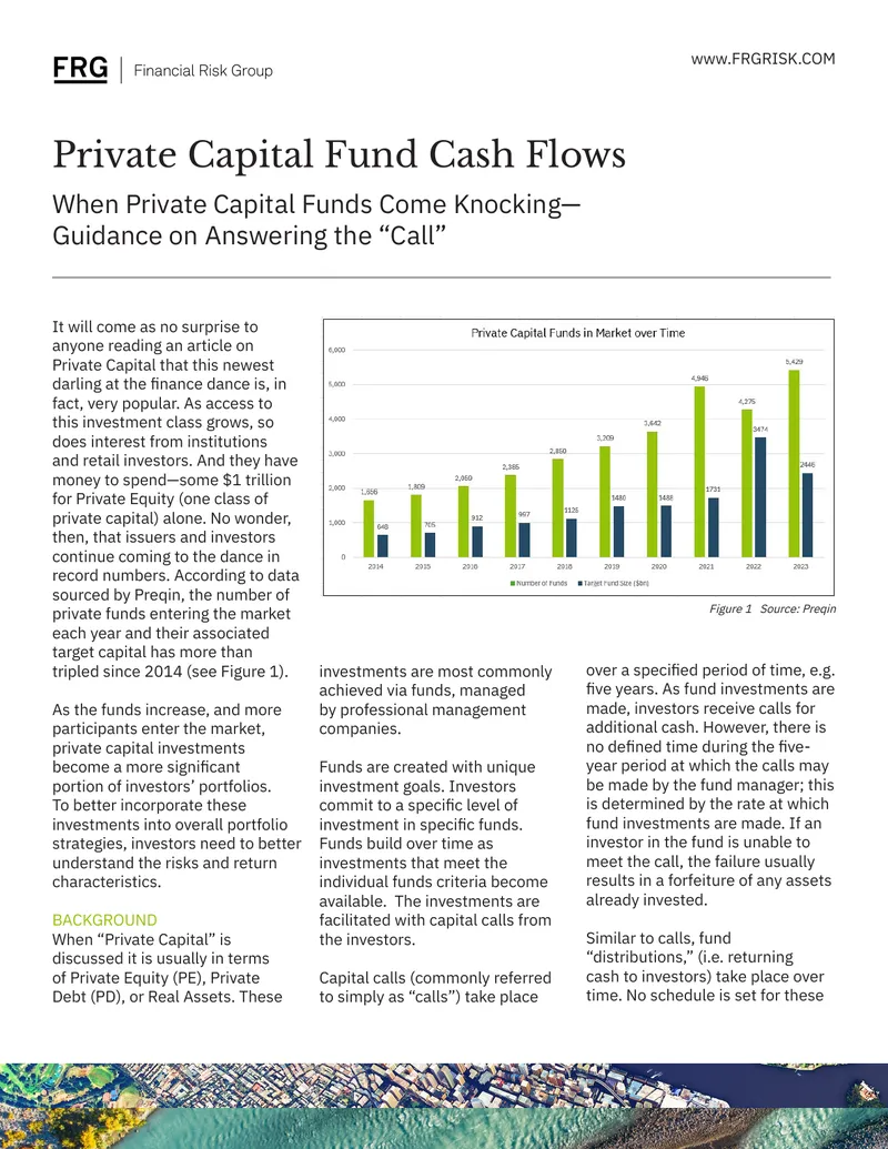 Private Capital Fund Cash Flow Management