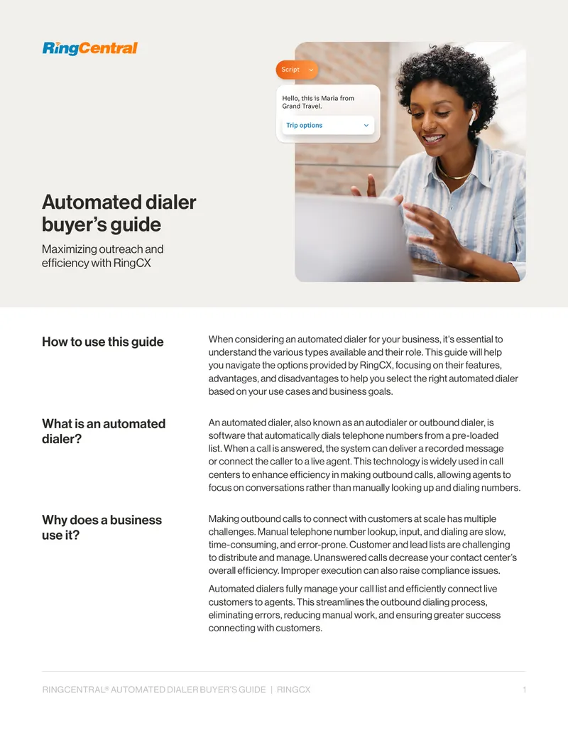 Automated Dialer Buyer’s Guide