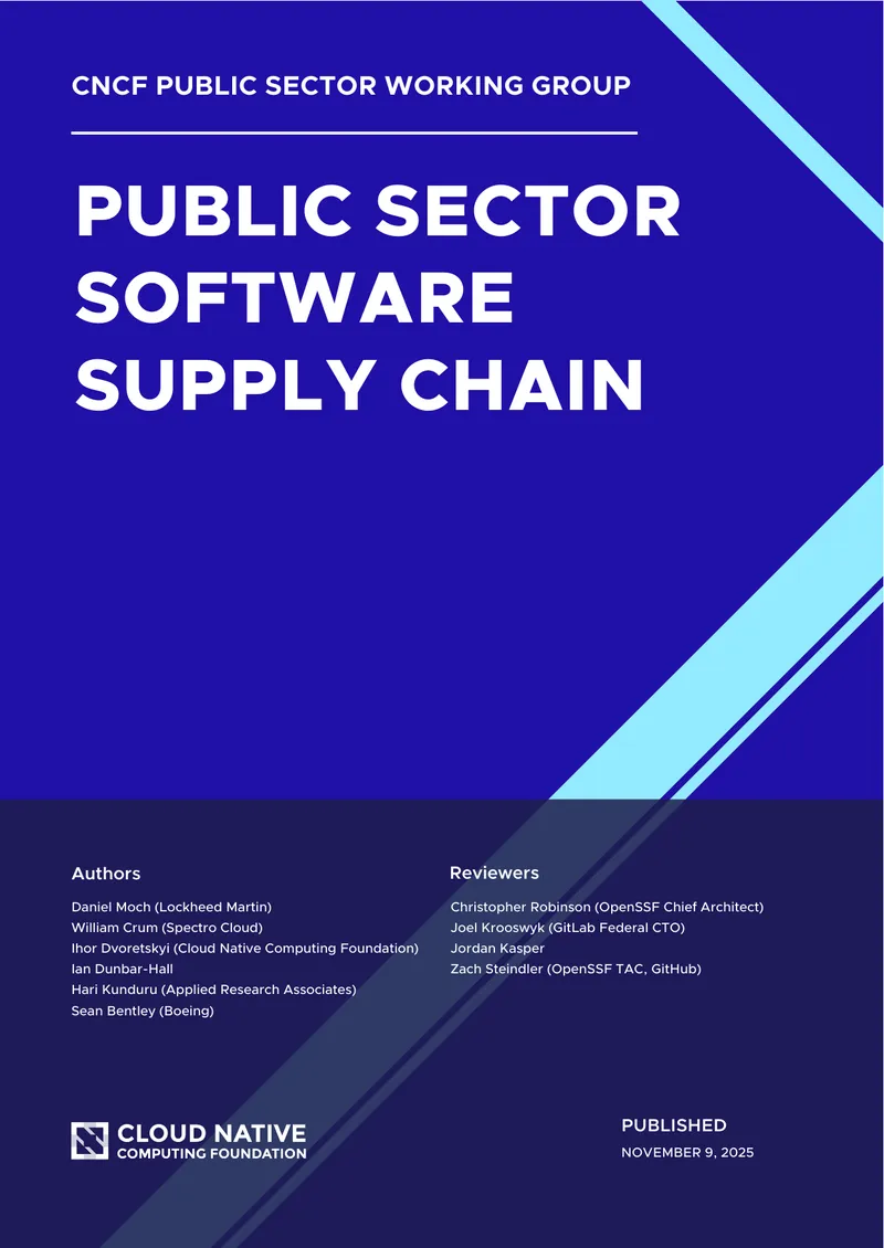 Public Sector Software Supply Chain Whitepaper