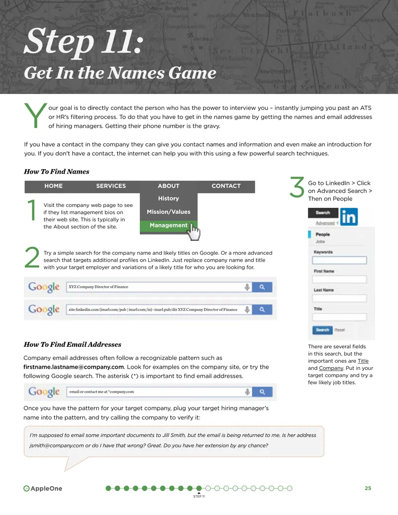 Strategies for Finding Hiring Manager Contact Information