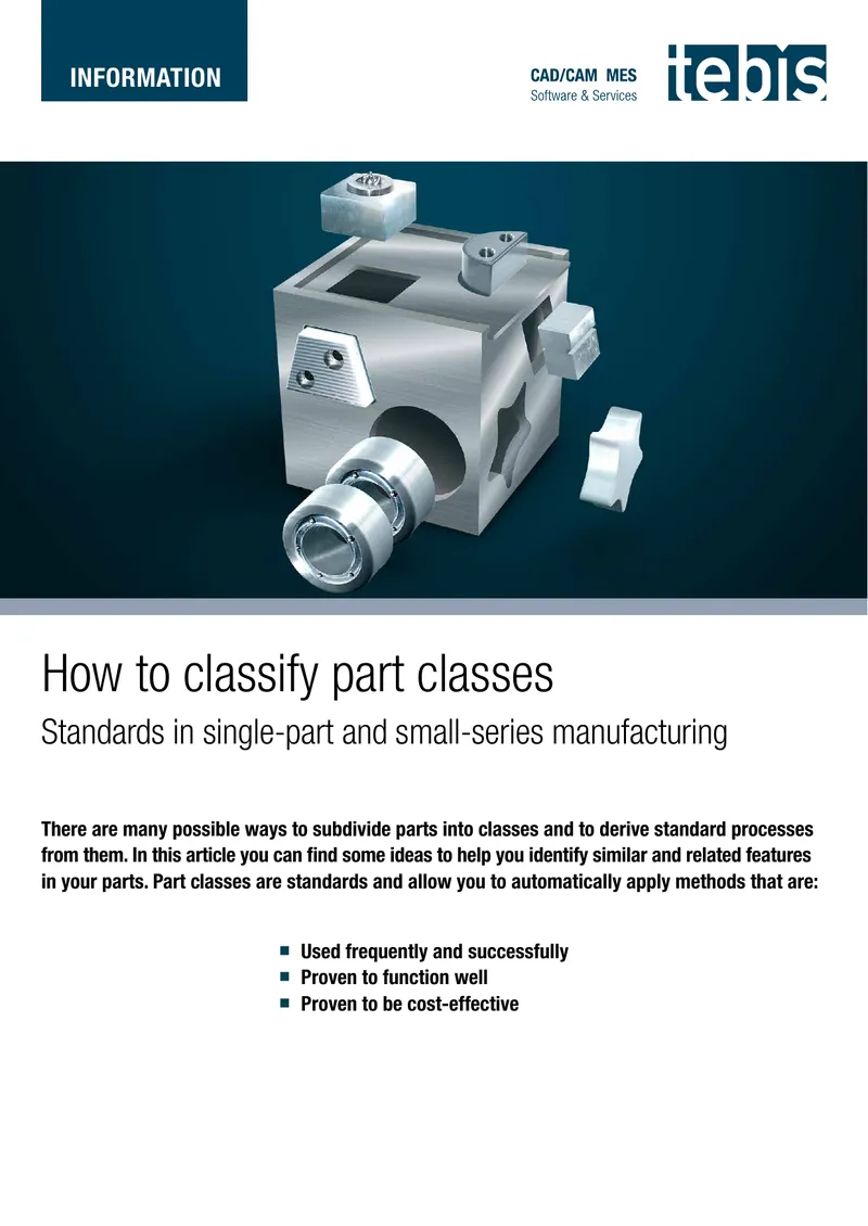 Classifying Part Classes for Manufacturing Standards