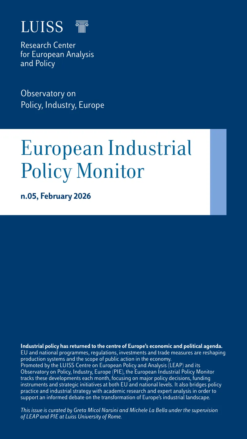 European Industrial Policy Monitor February 2026