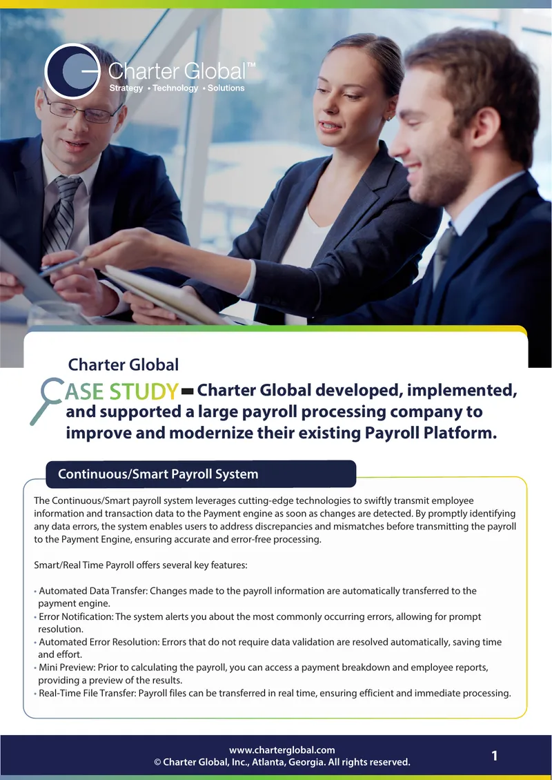 Continuous Smart Payroll System Implementation preview page 1
