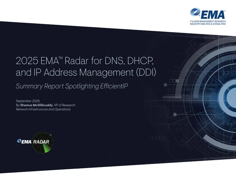 2025 EMA Radar for DNS, DHCP, and IP Address Management
