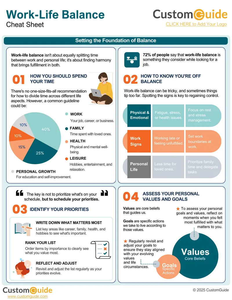 Strategies for Achieving Work-Life Balance