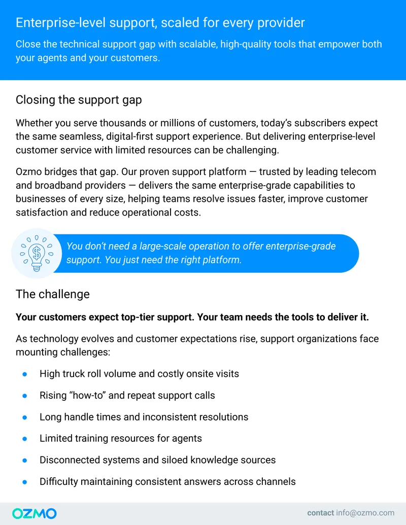 Enterprise-Level Technical Support Solutions