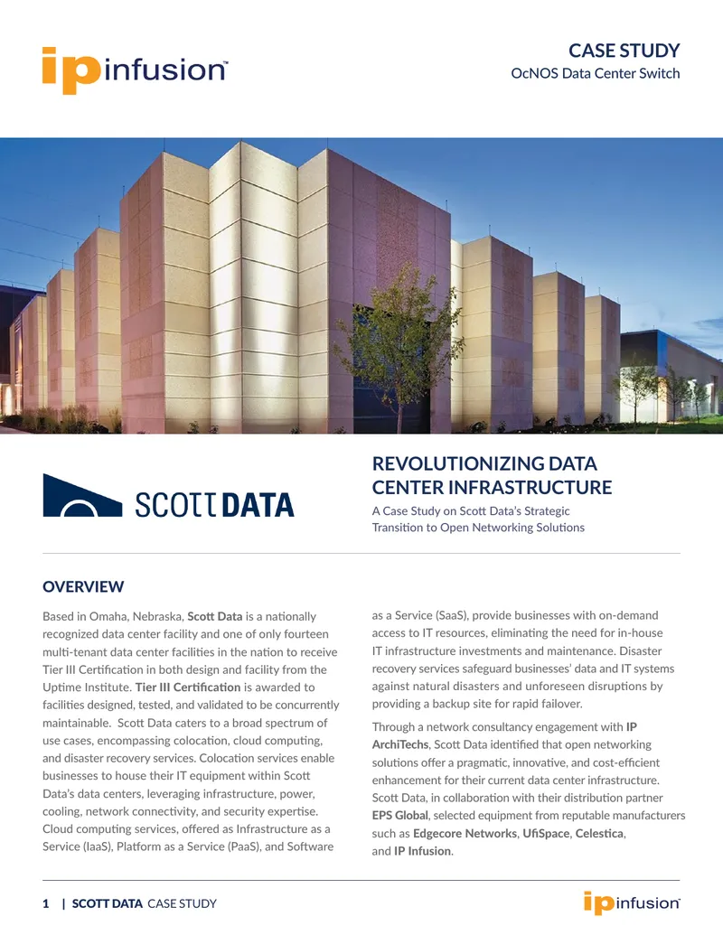 Scott Data Case Study on Open Networking Solutions
