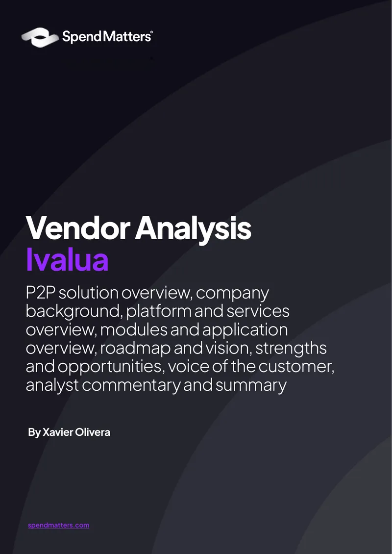 Ivalua Vendor Analysis and P2P Solution Overview